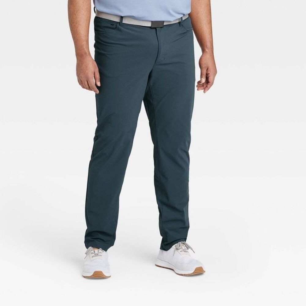 All in Motion - Men's Golf Pants Straight Casual Fit Blue - Picture 3 of 6